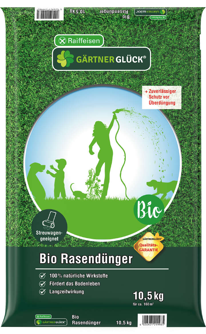 GÄRTNERGLÜCK Bio Rasendünger organisch granuliert